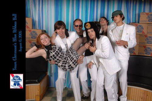 the Merediths and Kathryn from Venice is Sinking at the Team Clermont Prom, August 6, 2005